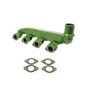 Colector de escape vertical de 4 cilindros diésel compatible con el tractor John Deere T20249 AMT20249, pieza del motor Swather. - Product Image 1