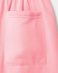 <b>Pink</b> Plus Size <b>Men's</b> Jogger Sweatpants Elastic Waist Mid Rise Loose Fit Knitted Casual <b>Trousers</b> with Pockets - Product Image 4