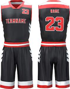 Camiseta de Baloncesto de Poliéster con Diseño Personalizado, Uniforme de Baloncesto Sublimado Transpirable de Alta Calidad al por Mayor para Hombre - Product Image 1