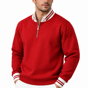 Sudadera de Algodón 100% para Hombre, Cuello Redondo, Forro Polar, Ropa de Moda al por Mayor - Product Image 3