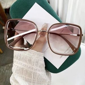 2024 New Fashion Trend UV400 Protection Square <b>Large</b> <b>Frame</b> Design Comfortable Unisex Sunglasses - Product Image 1