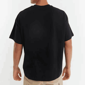 Camisetas de Hombre Oversize Lisas 100% Algodón de Alto Gramaje con Hombros Caídos Personalizables, Camisetas de Hombre de Algodón en Blanco Personalizadas - Product Image 2