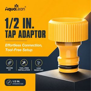 Adaptador de Grifo para Riego de Jardín, Rosca Hembra, Fácil Instalación, CNS 1/2 Pulgada, 80 PSI, Taiwán - Product Image 4