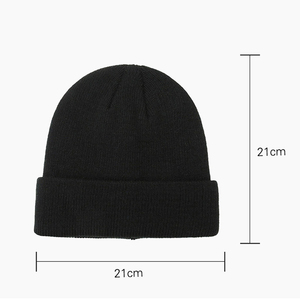 High Quality Stripe Thick Knit Jacquard Beanies <b>Cap</b> Customize Logo and Colors Beanie <b>Caps</b> Made in Pakistan OEM Service - Product Image 5