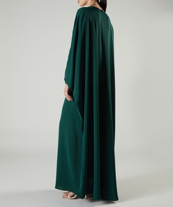 High Quality Modest Turkish Embroidery Beaded Sequined Long Sleeve Abaya Muslim Traditional Handmade Wedding Women Ramadan - Product Image 1