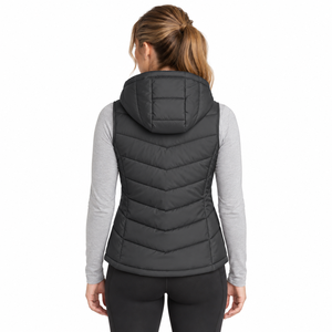 Women's Casual Hooded <b>Puffer</b> <b>Vest</b> Insulated Sleeveless <b>Jacket</b> Wholesale OEM Custom Service premium quality women <b>puffer</b> <b>vest</b> - Product Image 2