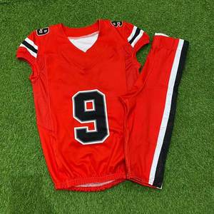 Uniformes de Fútbol Americano Personalizados con Sublimación, Precio de Fábrica, MOQ Bajo, Transpirables, Unisex - Product Image 1