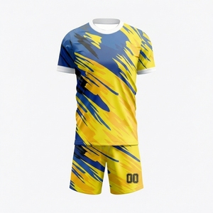 Vêtements de sport d'équipe de haute qualité, uniforme de football imprimé, impression numérique, respirant, 100% polyester, dernier design, prix bas, service OEM - Product Image 2