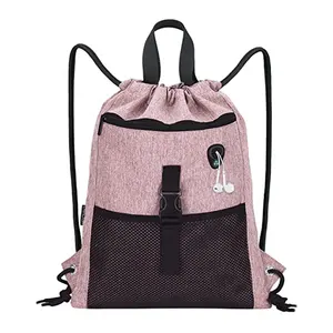 Anpassen Logo & Drucken Hochwertige Sporttasche Yoga Gym School Rucksack Tasche für Männer & Frauen