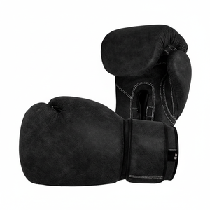 Guantes de Boxeo de Cuero Sintético con Correa de Muñeca Ajustable, Guantes de MMA para Hombre y Mujer, Guantes de Combate con Logotipo Personalizado - Product Image 1