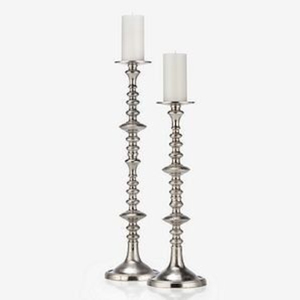 Ensemble de 6 bougeoirs en laiton pour décorations de table de mariage ou de maison, bougeoirs en laiton faits à la main - Product Image 5