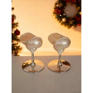 Wholesale customizable glass & sea shell wine glass perfect for adding a luxurious ocean-inspired touch to dining experiences - Product Image 1