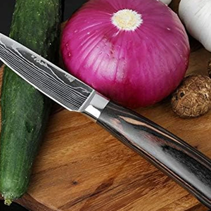 LEGACY BLADES Japanese Style Handmade Damascus Steel Kitchen <b>Knife</b> <b>Set</b> Ergonomic Wooden Handle OEM ODM Manufacturer - Product Image 5