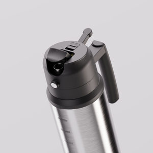 Fouet à crème moderne en acier inoxydable avec marquages de mesure et poignée en plastique, accessoires de cuisine, ensembles cadeaux, maison et cuisine - Product Image 4