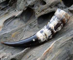 Handcrafted American Style Drinking Horn Durable Leak Proof Reusable Business Gift Carved Accessory Historical Decorative Vessel - Product Image 4