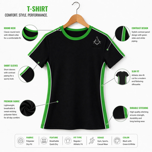 HMR Alpha |   Chemise Kapa sur mesure pour femmes, broderie grecque, jersey premium |   T-shirt en coton grec à col en U pour femmes, broderie Sorority - Product Image 6