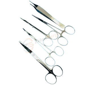 ชุดเครื่องมือถอดไหมเย็บแผล สแตนเลสสตีล ชุดผ่าตัดแบบใช้ซ้ำได้ ได้รับการรับรองมาตรฐาน CE เครื่องมือถอดไหมเย็บแผล OEM ชุดถอดไหมเย็บแผล - Product Image 1
