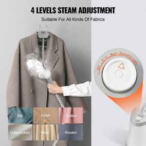 "Vertical Standing <b>Steamer</b> with Foldable Hanger 0.5-Gallon Water Tank 90-Minute Continuous Steaming Heats in 45 Secs US Plug" - Product Image 5