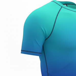 Camiseta de compresión duradera sublimada al por mayor para hombres, mujeres y niños, para entrenamiento de MMA, BJJ, Jiu Jitsu No-Gi, traje de baño personalizado - Product Image 4