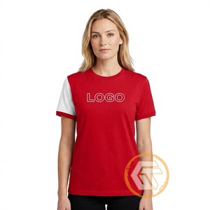 Customized Eco-Friendly Summer Delta Women's Sorority T-Shirt High Quality Breathable 100% Cotton Jersey Solid Pattern Half - Product Image 1