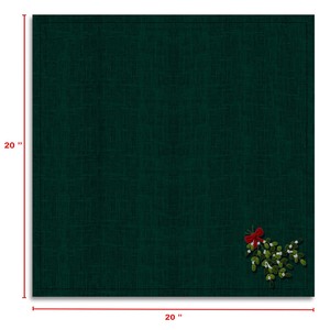 Nouvelle collection de serviettes avec broderie pour la décoration de table, serviettes de Noël pour une utilisation de Noël à un prix compétitif - Product Image 6
