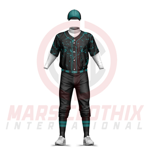 New Custom Made Sports Baseball Uniform <b>For</b> Men High Quality Sublimated Design Baseball Uniform <b>For</b> <b>Sale</b> - Product Image 2