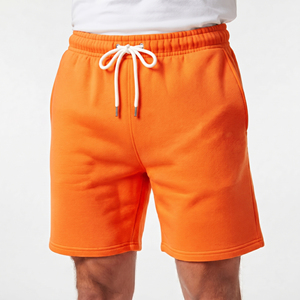 Shorts de survêtement amples pour hommes, décontractés, 100 % polyester polaire, pour le sport et l'entraînement, taille mi-haute avec cordon de serrage, poids lourd - Product Image 6