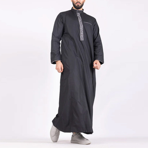 New 2026 Custom <b>Men's</b> Robe Islamic Saudi Arabian Design Long <b>Thobe</b> Clothing for Adults Plus Size Muslim <b>Thobe</b>/Jubba for Sale - Product Image 4
