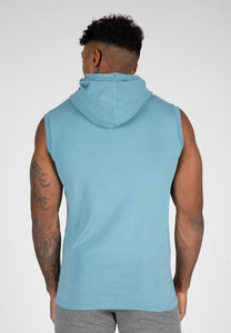 Wholesale Custom <b>Men</b> Hooded Gym Tank <b>Top</b> Sleeveless Workout Fitness Apparel Breathable Cotton Athletic <b>Muscle</b> Shirt OEM ODM - Product Image 5