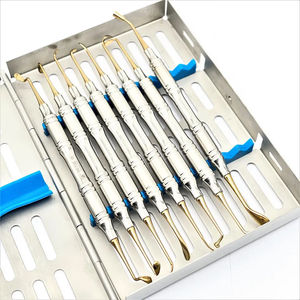 ชุดเครื่องมือยกไซนัสทางทันตกรรม 8 ชิ้น พร้อมกล่องฆ่าเชื้อ วัสดุสแตนเลส อุปกรณ์ผ่าตัดแบบใช้ซ้ำได้ มาตรฐาน CE คู่มือ Shuja - Product Image 2