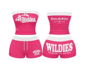 Conjunto Corto Sexy y Ajustado Personalizado para Mujer, Top Tubo Moderno, Pantalones Cortos Deportivos Transpirables, Conjunto Deportivo para Yoga y Ejercicio - Product Image 3