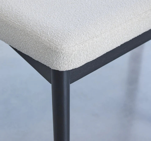 Ensemble de table à manger en teck massif Fasano, style minimaliste - Product Image 6