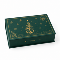 Boîte d'affichage magnétique pliable de luxe sur mesure pour Noël