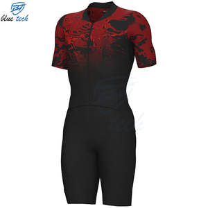 Ensemble de maillots de cyclisme personnalisés avec logo pour hommes, vêtements de vélo respirants, uniforme de vélo de route VTT, tissu à séchage rapide, services OEM - Product Image 3