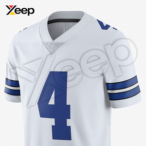 เสื้อฟุตบอลอเมริกัน XEEP รุ่นปรับแต่งได้ XC-AFU-06 สำหรับผู้ชาย น้ำหนักเบา ระบายอากาศได้ดี ผลิตจากโพลีเอสเตอร์ ชุดกีฬาทีมประสิทธิภาพสูง - Product Image 3