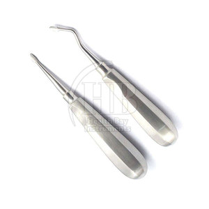 Ensemble d'élévateurs manuels de luxation personnalisés, haute précision, dentaire, réutilisable, construction en acier inoxydable, poignée ergonomique, pour soins dentaires, CE - Product Image 2
