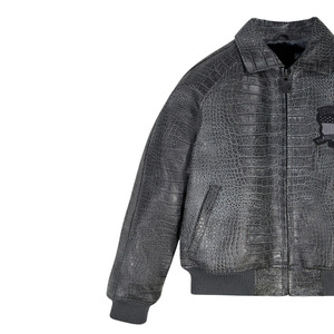 Chaqueta de Cuero Avirex para Hombre al Mejor Precio, Chaqueta de Invierno Premium de Cuero Genuino, Resistente al Viento e Impermeable, Teñido Liso, Todas las Tallas Disponibles - Product Image 3