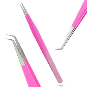 Prix bas, design unique, pinces à cils en acier inoxydable, réutilisables, durables, de haute qualité, vente en gros, beauté - Product Image 1