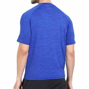Camiseta de Algodón para Hombre, Verano 2026, Color Sólido, Cuello Redondo Simple, Elástica, Corte Ajustado - Product Image 3