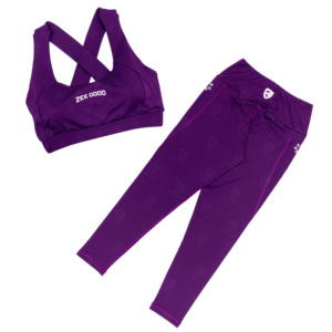Nuevo Conjunto de Yoga para Mujer de Buena Calidad y Último Diseño, el Mejor Conjunto de Yoga Personalizado con Cintura Elástica para Fitness en Venta - Product Image 1