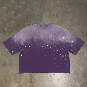 High Quality Wholesale 100% Cotton <b>Tshirts</b> for Men T Shirts Plain Custom DTG Printing Oversized <b>White</b> Blank T-Shirt - Product Image 2