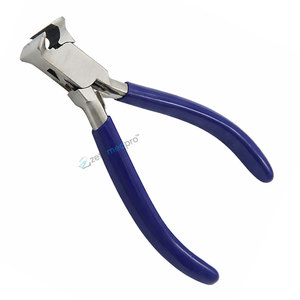 Pince coupante à extrémités en acier inoxydable de haute qualité avec mâchoires TC 115 mm, ressort double, poignées en PVC, outil de coupe de fil pour la fabrication de bijoux - Product Image 5