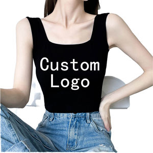 Nueva Camiseta sin Mangas para Hombre 2026, con Logotipo Personalizado al por Mayor, Cuello Alto, Secado Rápido, Transpirable, Poliéster/Algodón, para Gimnasio - Product Image 1