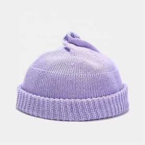 Gorro de Lana de Alta Calidad para Invierno 2024, Gorro de Esquí Suave con Borde, 100% Lana, Forro Polar Cálido, Tejido de Punto, Bordado 3D Común Personalizado - Product Image 5