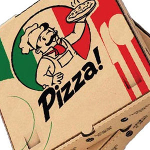 Boîtes à pizza en vrac 10x10 en carton ondulé kraft avec papier absorbant rond pour la cuisine, idéales pour Noël - Product Image 4