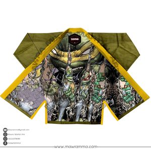 ชุดยูโดบราซิลเลี่ยนยิวยิตสู Mawra Premium BJJ Gi ผ้าฝ้าย 100% ทอลายเพิร์ลวีฟ พร้อมปักโลโก้ตามสั่ง ซับในแบบซับลิเมชั่น สำหรับทุกเพศ - Product Image 4