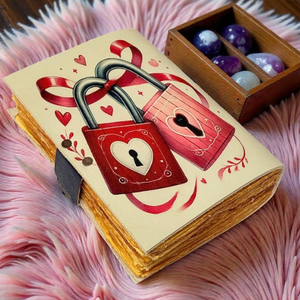 สมุดบันทึกหนังทำมือรูปหมีเท็ดดี้ พร้อมกุญแจล็อค ขอบหน้ากระดาษแบบโกธิค ของขวัญวันวาเลนไทน์ วันครบรอบ - Product Image 5