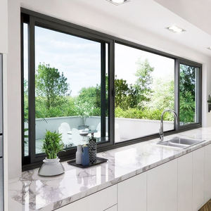 Fabricant professionnel vietnamien de portes coulissantes en verre à double vitrage, profilés fins en aluminium, pour salles de bain modernes. - Product Image 6