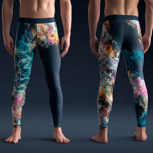 Leggings Deportivos Sublimados al por Mayor para Hombre, Leggings de Yoga, Leggings de Gimnasio con Estampado para Ejercicio - Product Image 1