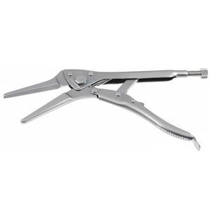 Pince à bec effilé professionnelle en acier inoxydable, verrouillable, réutilisable, autoclavable pour usage chirurgical, préhension de précision, accès étroit - Product Image 1